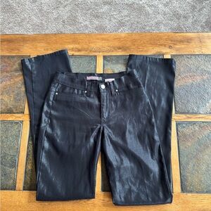womens flare leather pants